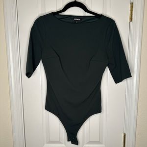 Dark Green Express Bodysuit